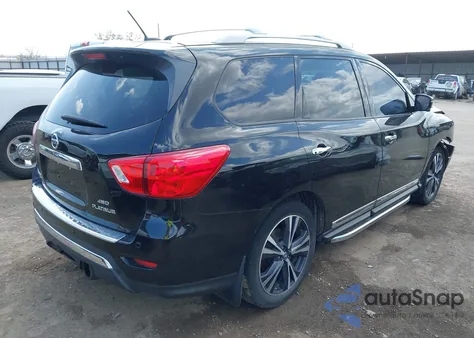 2018 Nissan Pathfinder Platinum from USA, damaged, VIN 5N1DR2MMXJC649946